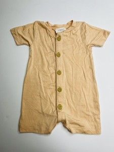 Kate Quinn Boy The Woods Shortie Romper Peach Orange Modal 0-3 Months Shortall